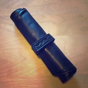 MAC makeup brush organizer